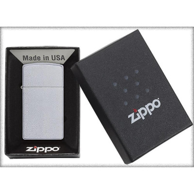 Запалка Zippo 1605 Slim, Satin Chrome