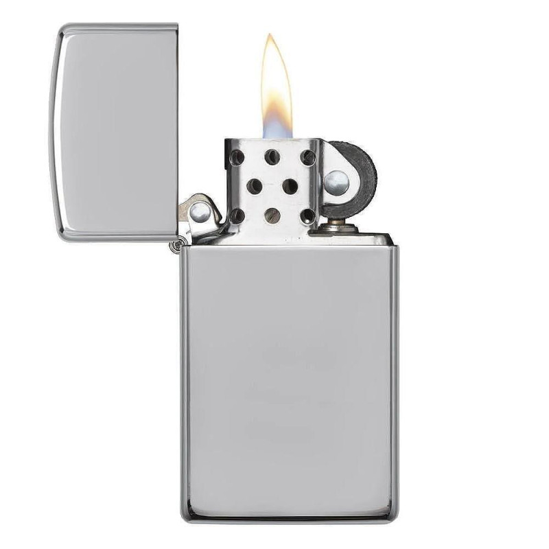 Запалка Zippo 1610 Polished Chrome, Slim