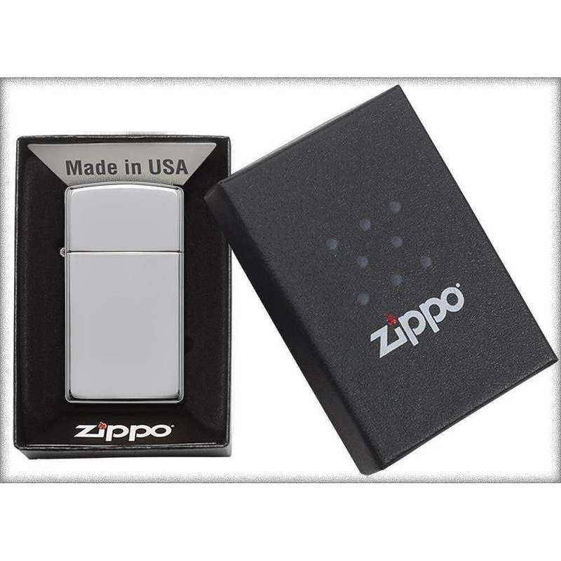 Запалка Zippo 1610 Polished Chrome, Slim