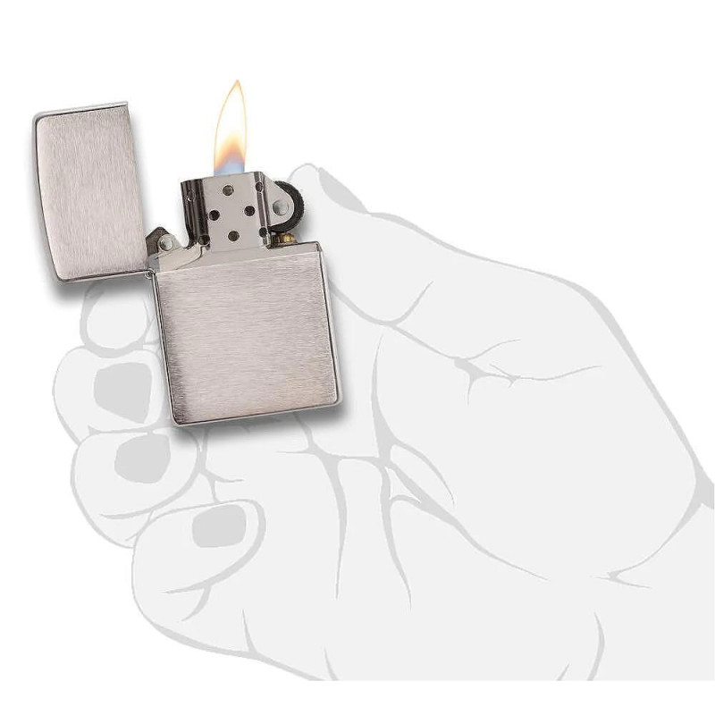 Запалка Zippo 162 Armor Brushed Chrome