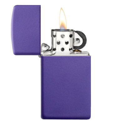 Запалка Zippo - 1637 Slim Purple Matte