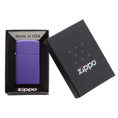 Запалка Zippo - 1637 Slim Purple Matte