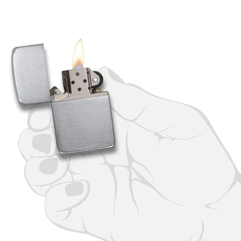 Запалка Zippo 1941 Replica Brushed Chrome