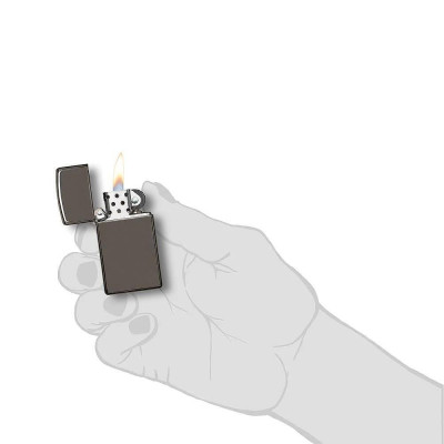 Запалка Zippo 20492  Black Ice, Slim