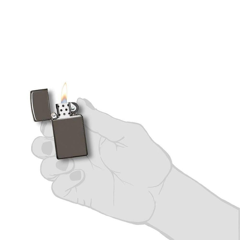 Запалка Zippo 20492  Black Ice, Slim