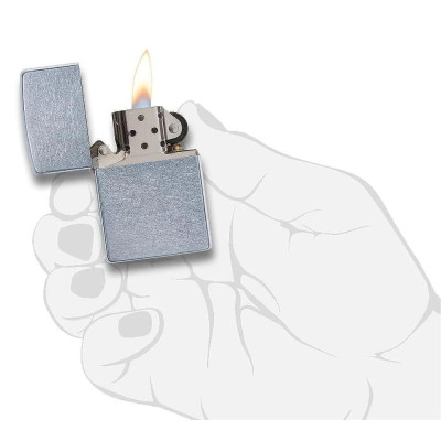 Запалка Zippo 207 Street Chrome