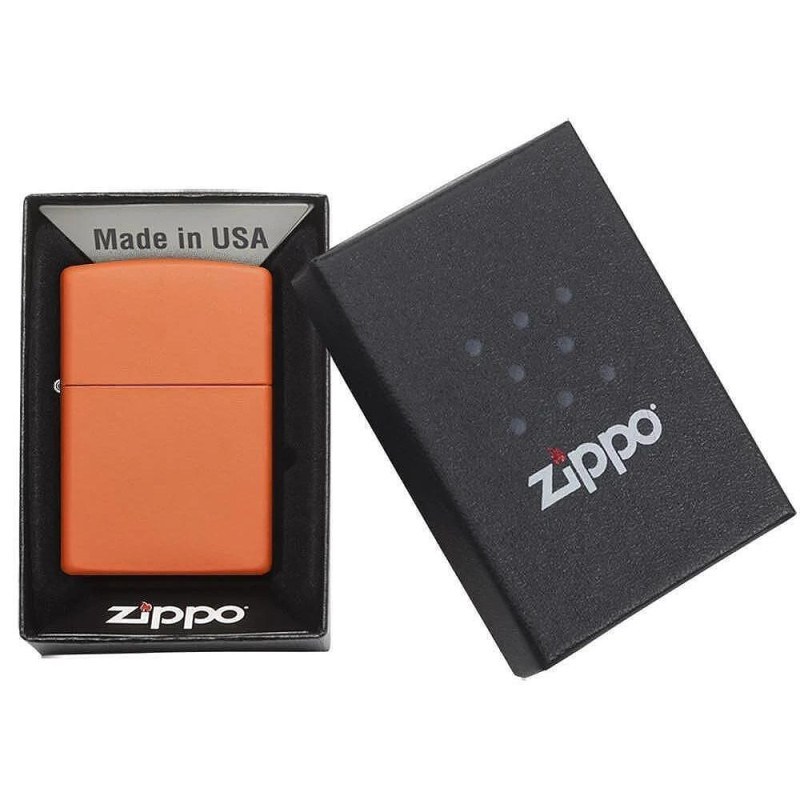 Запалка Zippo 231 Orange Matte