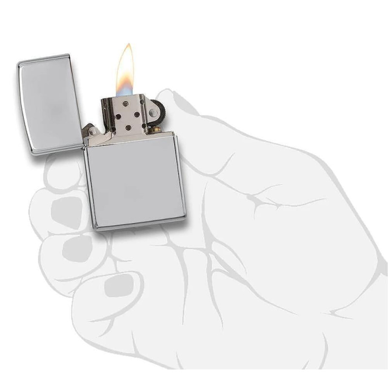 Запалка Zippo 250 High Polish Chrome