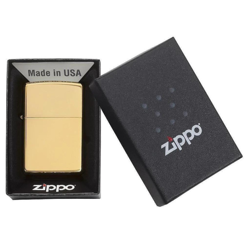 Запалка Zippo 254B  High Polish Brass