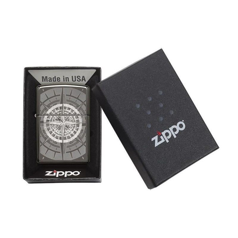 Запалка Zippo 29232 Black Ice® Compass