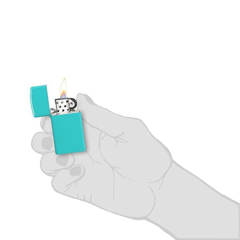 Запалка Zippo - 49529 Slim® Flat Turquoise
