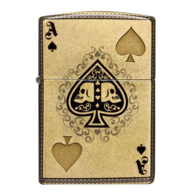 Запалка Zippo - Ace of Skulls Design