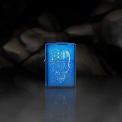 Запалка Zippo - American Skull Design