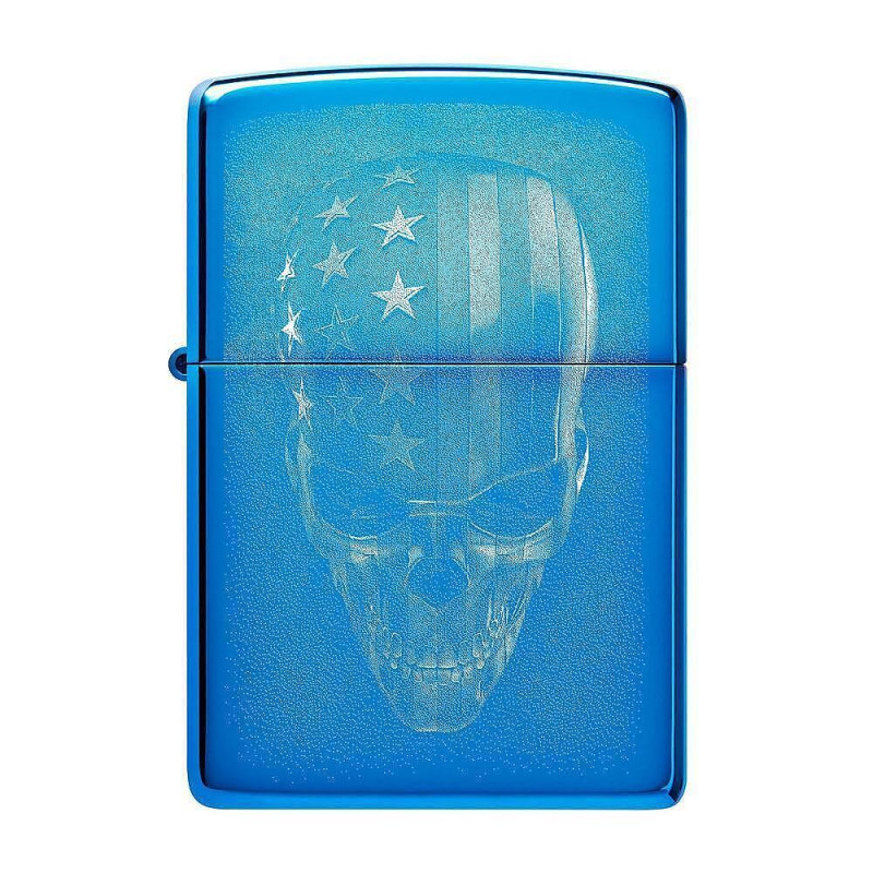 Запалка Zippo - American Skull Design