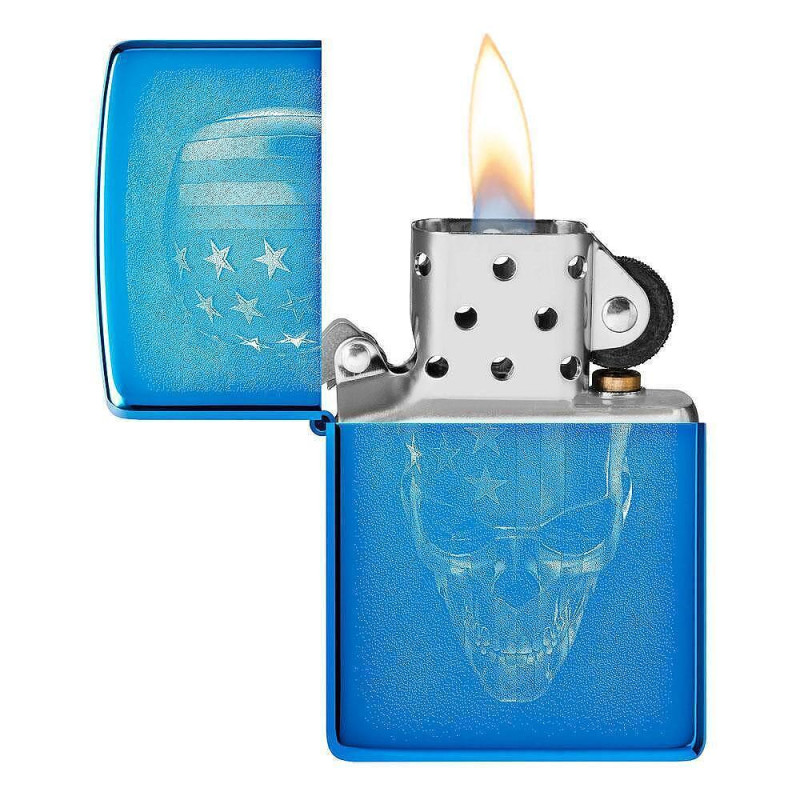 Запалка Zippo - American Skull Design