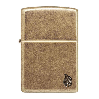 Запалка Zippo - Armor® Antique Brass Flame Design