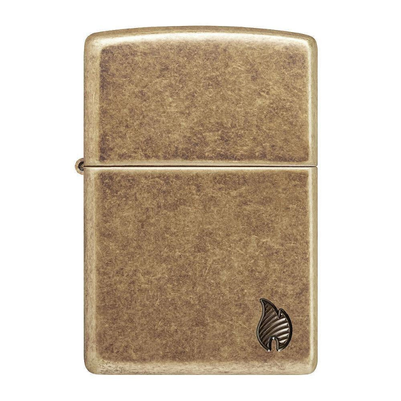 Запалка Zippo - Armor® Antique Brass Flame Design