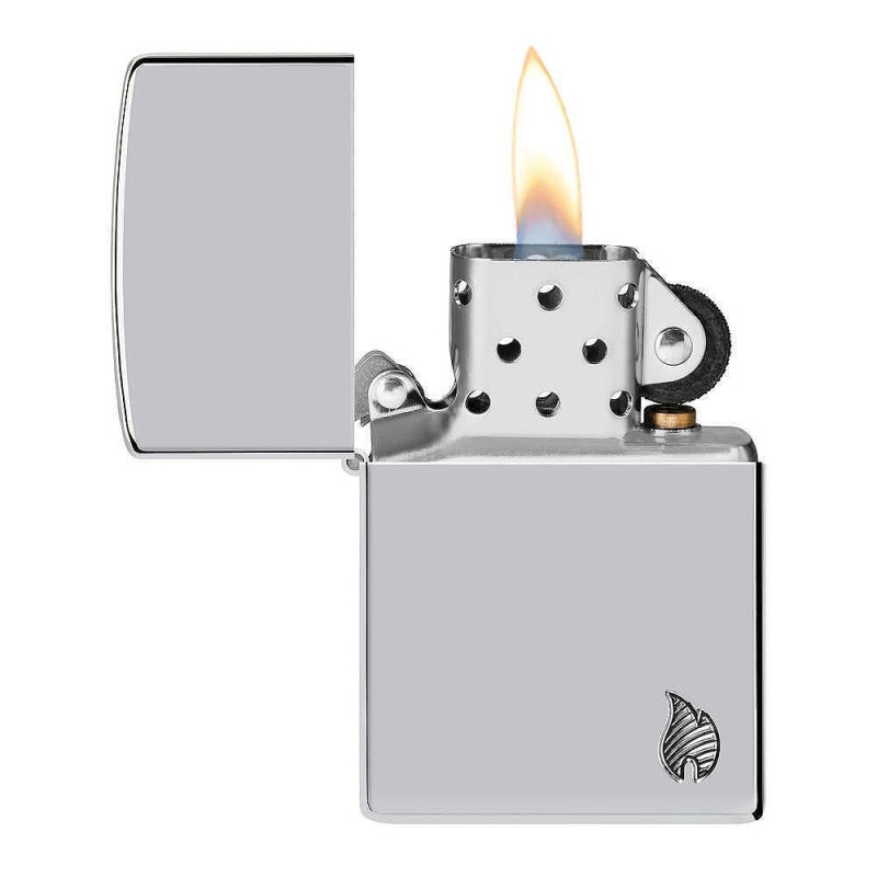 Запалка Zippo - Armor® Chrome Flame Design