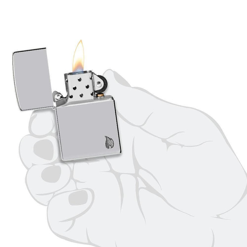 Запалка Zippo - Armor® Chrome Flame Design
