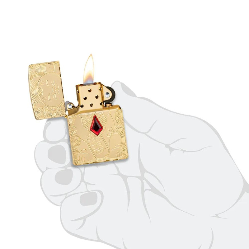 Запалка Zippo - Armor® Lucky Cat Design