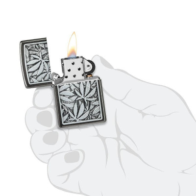 Запалка Zippo - Cannabis Emblem Design