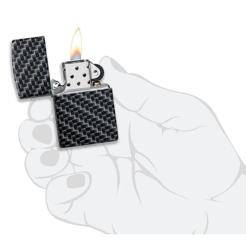 Запалка Zippo Carbon Fiber Design2