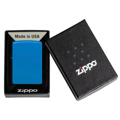 Запалка Zippo Classic Sky Blue Matte