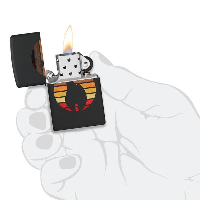 Запалка Zippo - Colorblock Flame Design