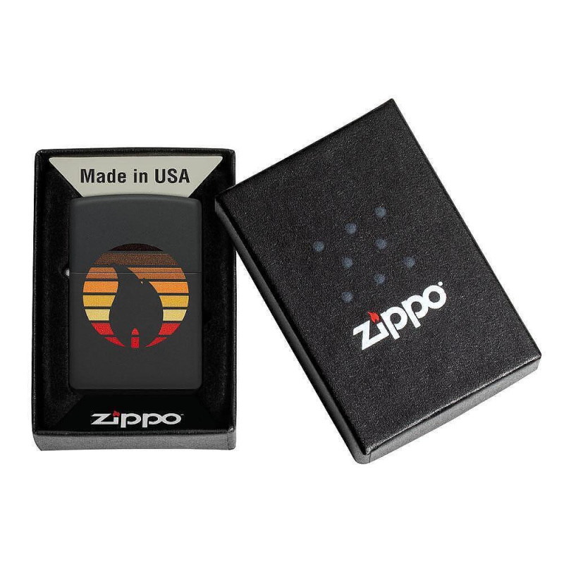 Запалка Zippo - Colorblock Flame Design