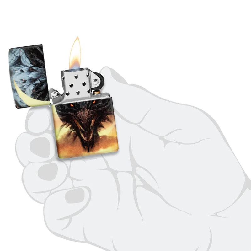 Запалка Zippo - Glow in the Dark Dragon Design