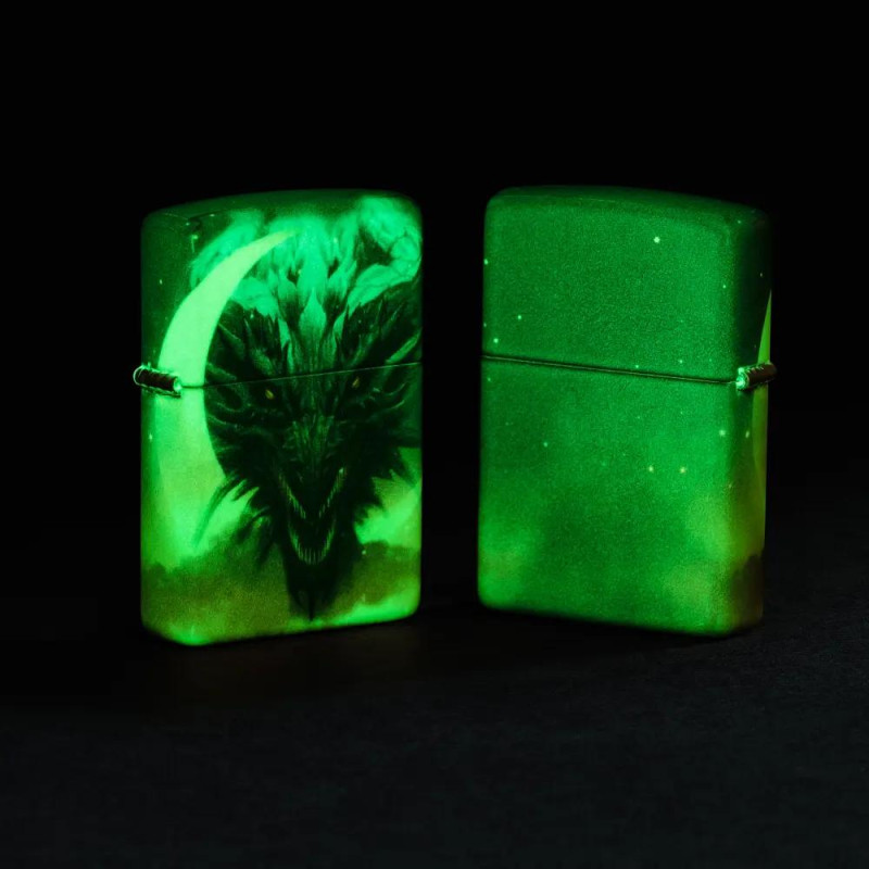 Запалка Zippo - Glow in the Dark Dragon Design