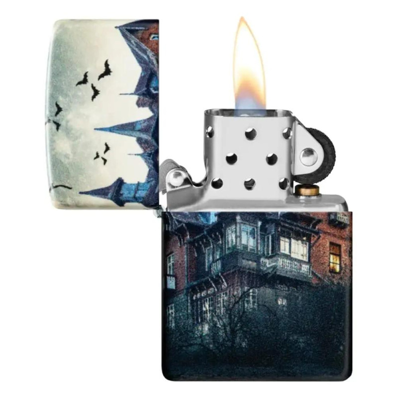 Запалка Zippo - Glow in the Dark Horror House Design