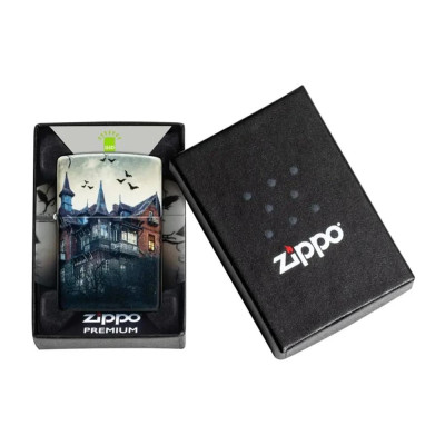 Запалка Zippo - Glow in the Dark Horror House Design