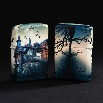 Запалка Zippo - Glow in the Dark Horror House Design