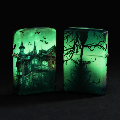 Запалка Zippo - Glow in the Dark Horror House Design