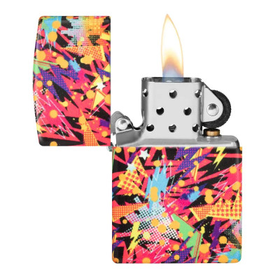 Запалка Zippo - Glow in the Dark Retro Design