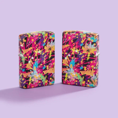 Запалка Zippo - Glow in the Dark Retro Design