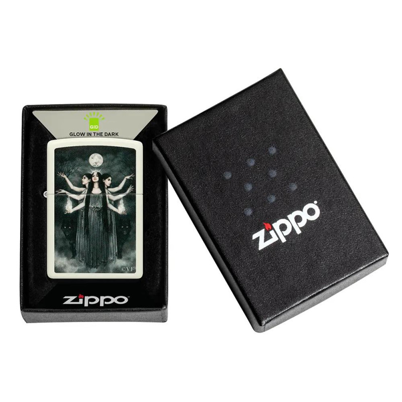Запалка Zippo - Glow in the Dark Victoria Frances Design