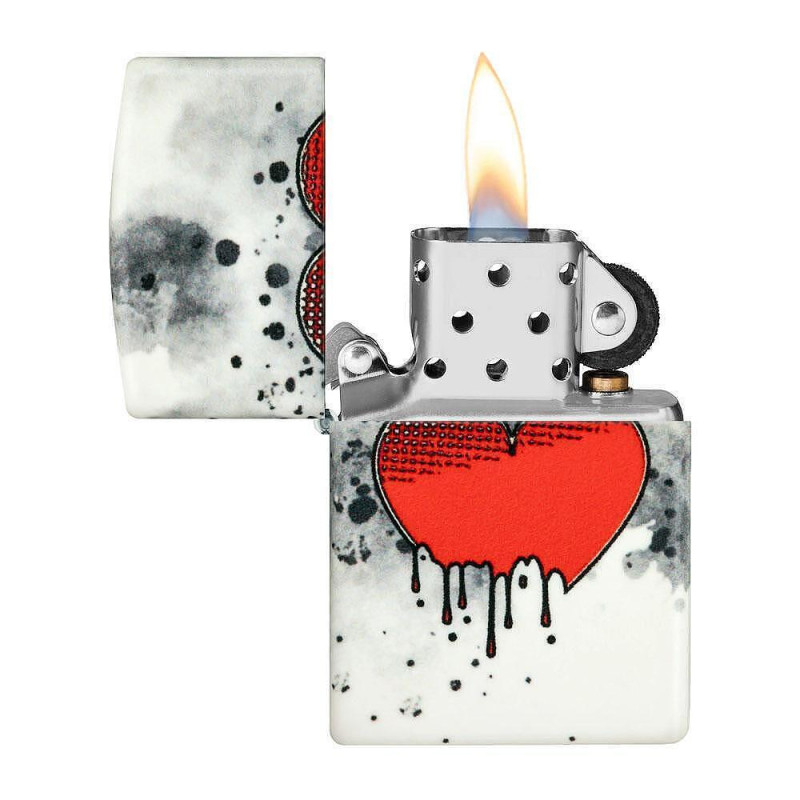 Запалка Zippo - Glowing Love Drip Design