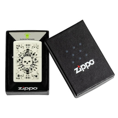 Запалка Zippo - Glowing Skull Design