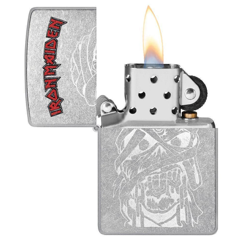 Запалка Zippo - Iron Maiden Eddie Street Chrome