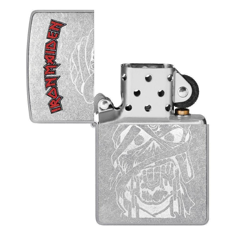 Запалка Zippo - Iron Maiden Eddie Street Chrome