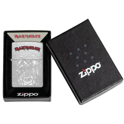 Запалка Zippo - Iron Maiden Eddie Street Chrome