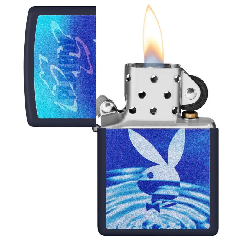 Запалка Zippo - Playboy Navy Matt