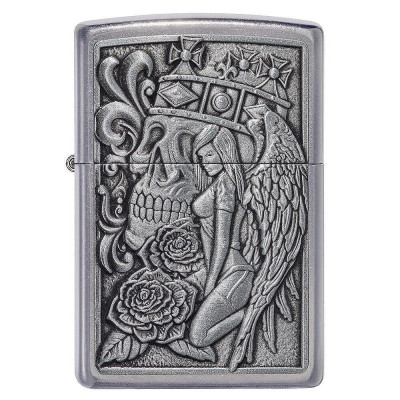 Запалка Zippo Skull and Angel Emblem Design 49442