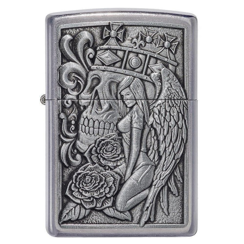 Запалка Zippo Skull and Angel Emblem Design 49442
