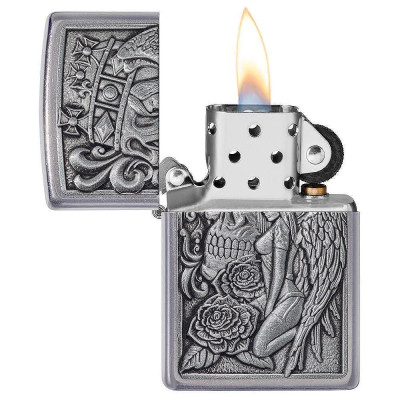 Запалка Zippo Skull and Angel Emblem Design 49442