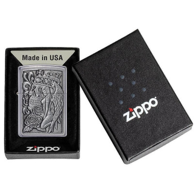 Запалка Zippo Skull and Angel Emblem Design 49442