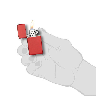 Запалка Zippo Slim® Red Matte