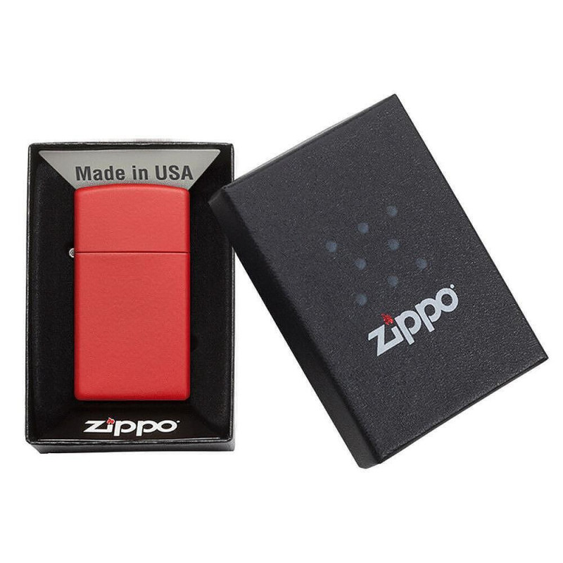 Запалка Zippo Slim® Red Matte